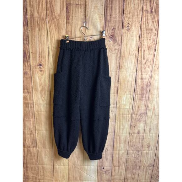 Free People Inspired Boho Oversized Pants Shein Bohemela Black Women's Size S - Picture 4 of 5
